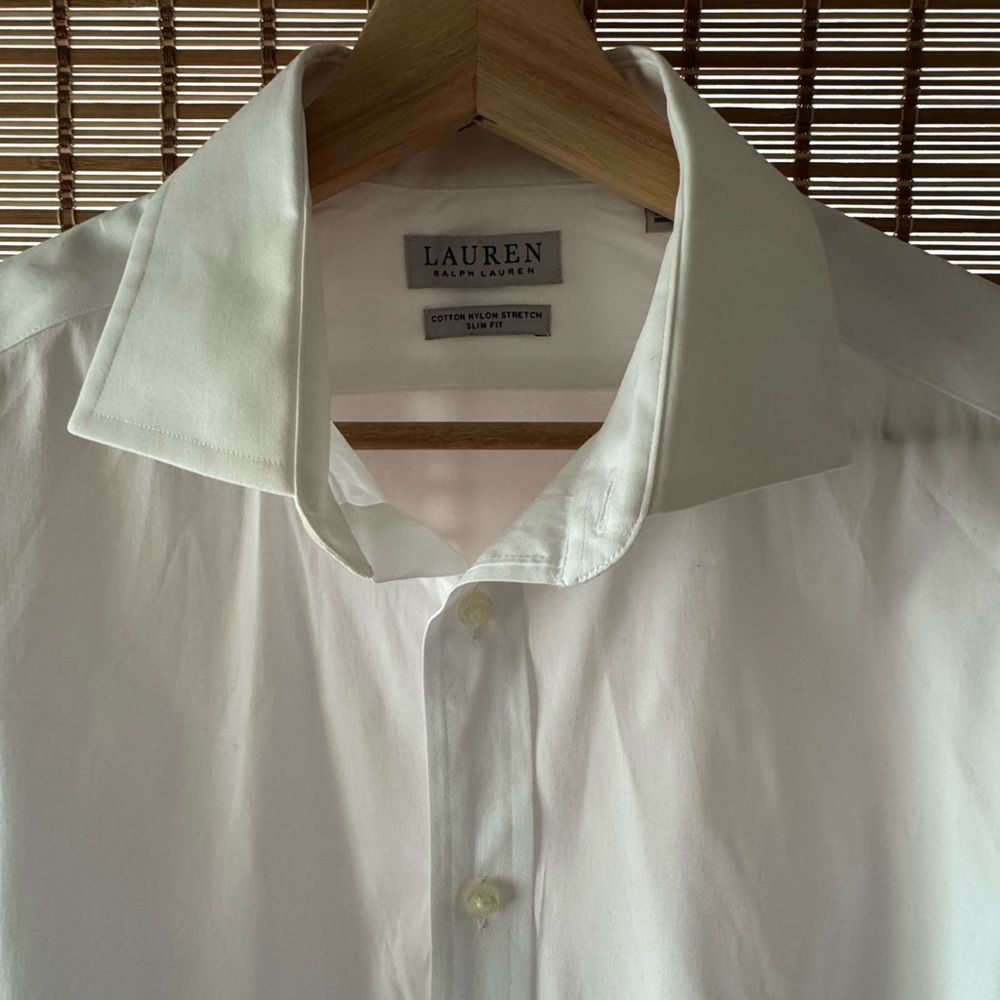 Ralph Lauren Men's Classic White Dress Shirt